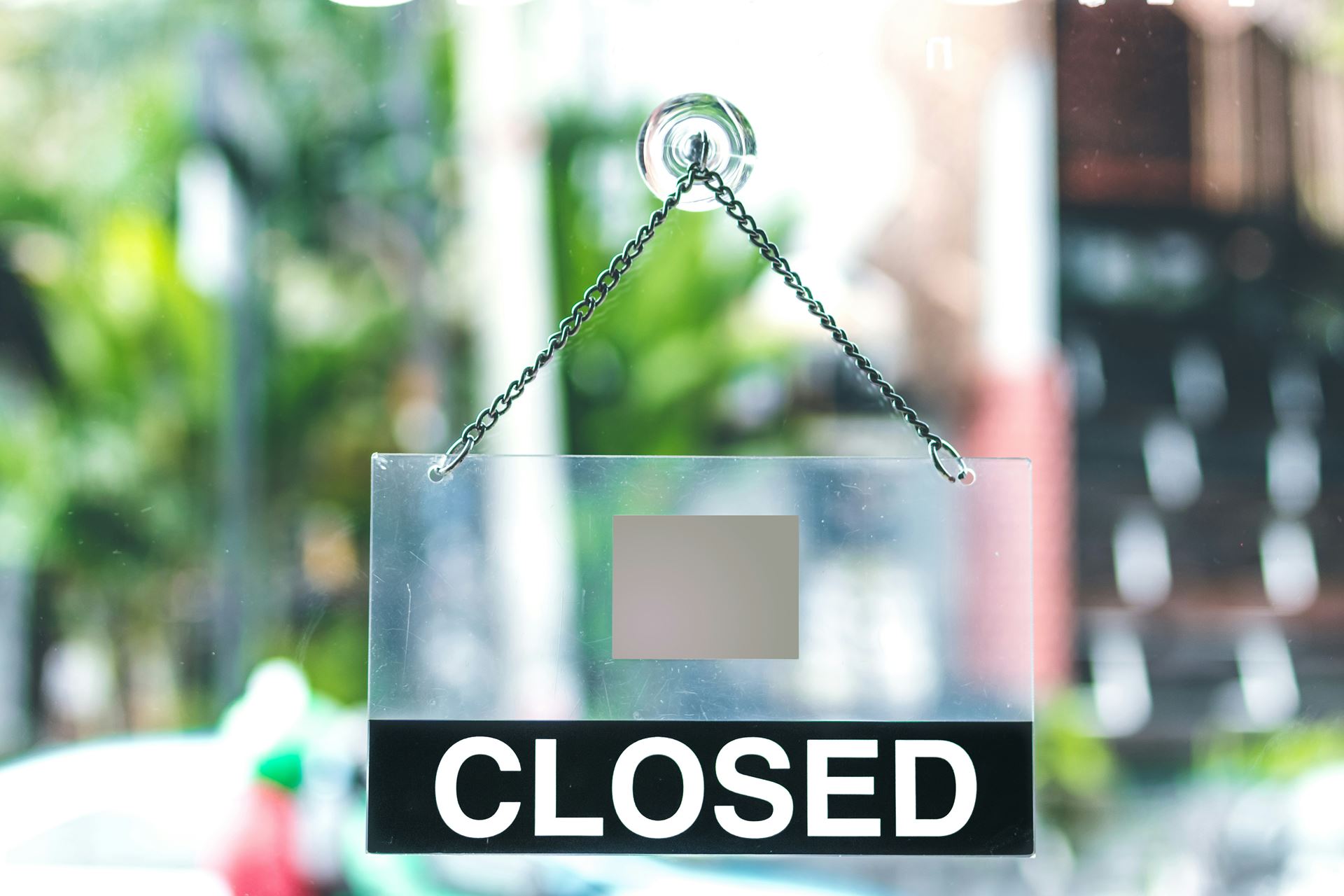 bank holiday closure